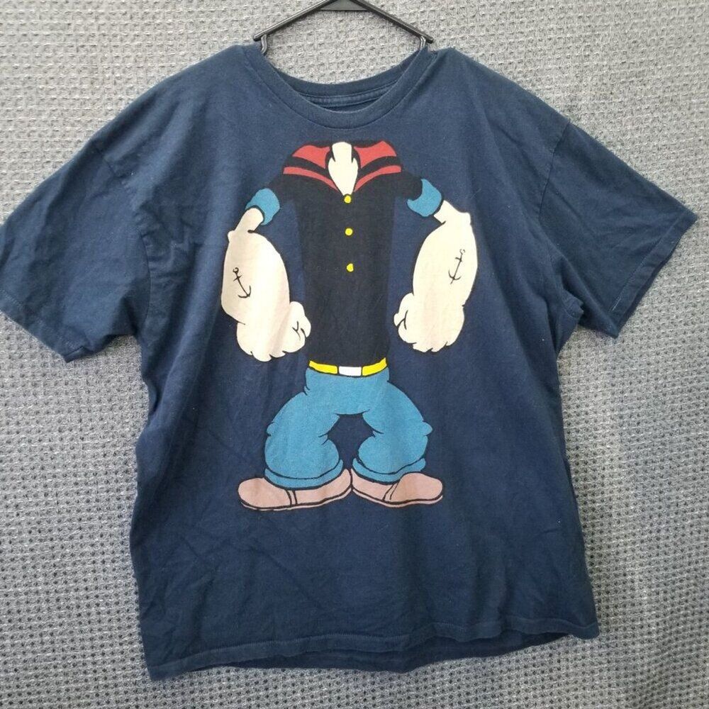Popeye Navy Blue T Shirt XXL